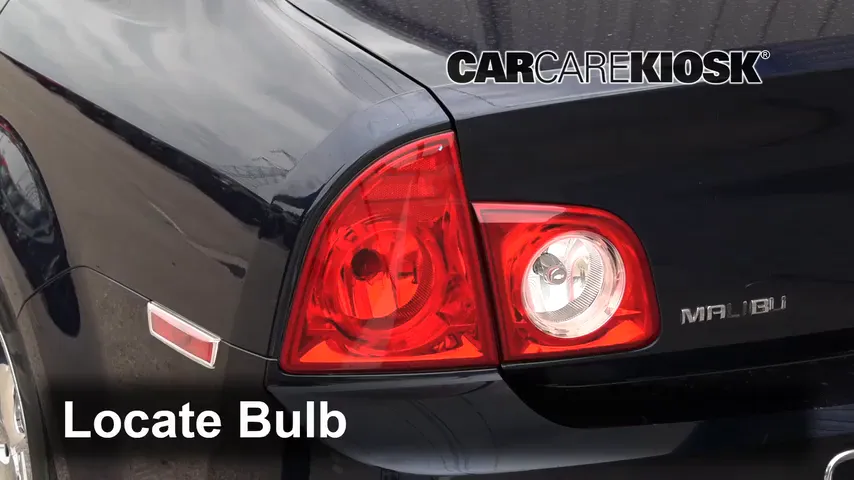 2009 Chevrolet Malibu LS 2.4L 4 Cyl. Lights Turn Signal - Rear (replace bulb)